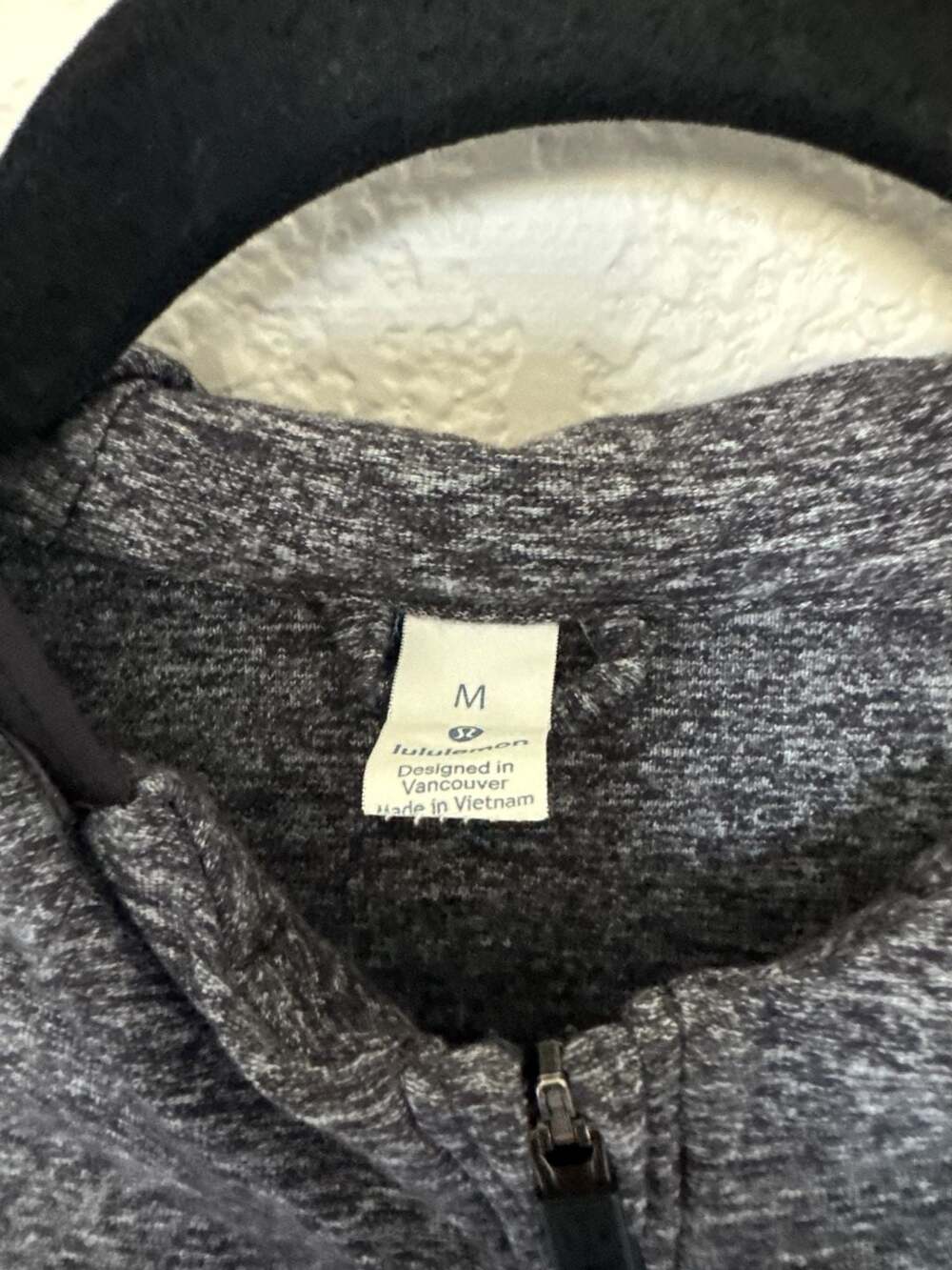 Lululemon Men's Gray Quarter Zip Running Hoodie Performance Pullover M - Picture 2 of 11